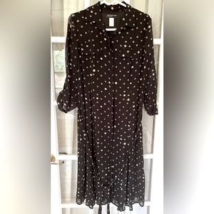 Jones New York 100%Silk Dress, lined, Size 6